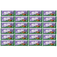 24 Tafeln Milka Haselnuss Schokolade a 90 g Milka Schokolade mit Haselnüssen