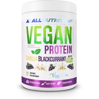 Allnutrition Vegan Protein, Vanilla Blackcurrant - 500 g Dose,