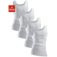 CLIPPER Unterhemd 4 Stk. tlg aus Feinripp, Gr. 9,