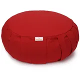 yogabox Meditationskissen / Yogakissen Zafu Basic mit ZIP - bordeaux 31 x 15,0 cm 1 St