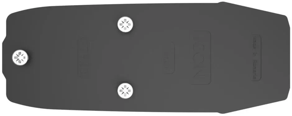 Atomic Front Distance Plate Icon 12/10 (Set 2 pieces+screw) - schwarz-black / 1mm