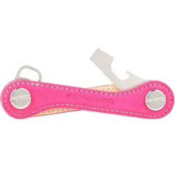 Keykeepa Leather Schlüsselmanager Leder 1-12 Schlüssel nubuk purple Pink Herren 