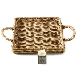 Riviera Maison Rivièra Maison Tablett Rustic Rattan Dekoration   Weiss 