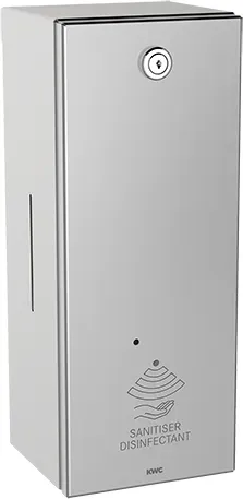 KWC Professional RODAN elektronischer Desinfektionsmittelspender für Aufputzmontage - chromnickelstahl