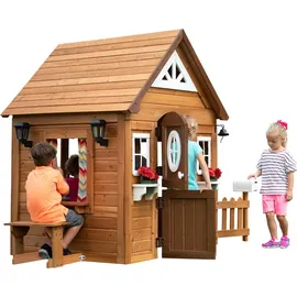 Backyard Discovery Spielhaus Aspen Holz Braun/Weiß