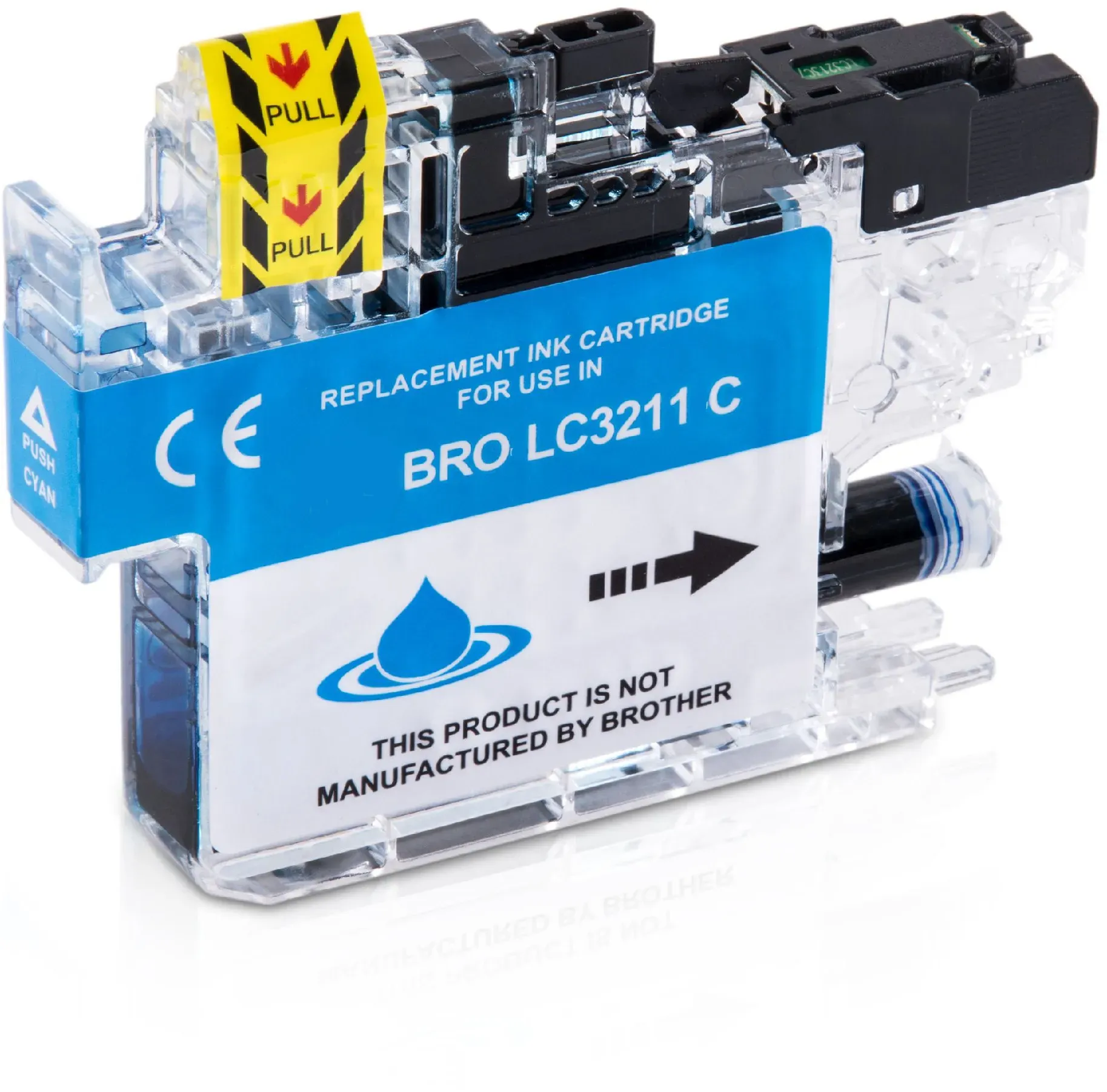 Alternativ-Tinte für BROTHER LC3211C cyan