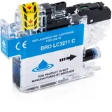 Alternativ-Tinte für BROTHER LC3211C cyan