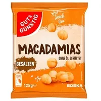 GUT&GÜNSTIG Macadamias geröstet & gesalzen  125,0 g, 1 St.