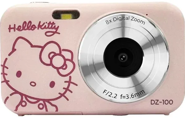 x Hello Kitty Digital Camera DZ-100 - Pink