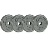 Athlyt Hantelscheiben-Set 4 x 2,5 kg schwarz