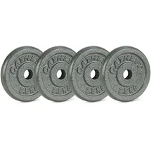 Athlyt Hantelscheiben-Set 4 x 2,5 kg schwarz