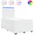 vidaXL Boxspringbett 120 x 200 cm Weiß