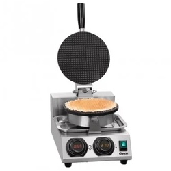 Bartscher Waffeleisen aus Edelstahl für Eistüten, 1000 W, 220 V - MONO