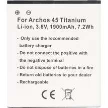 AccuCell Akku passend für den Archos 45 Titanium Akku AC45TI