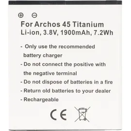 AccuCell Akku passend für den Archos 45 Titanium Akku AC45TI