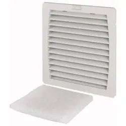 Eaton 167291 Filterlüfter, Luftmenge freiblasend 256/292 m3/h, Ausschnitt 223 x 223 mm, Schutzart IP54 E-FAN5