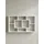 KADIMA DESIGN Wandregal Rur 85 x 16 x 48 cm Weiß
