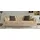 Casa Padrino Schlafcouch Beige/Gold 2-Sitzer