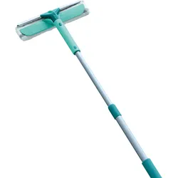 Fensterreiniger LEIFHEIT "Classic Window Cleaner Telescope 155", blau (türkis), B:12cm H:121cm T:29cm, Fensterreiniger, 3in1