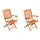 Merxx Rio Klappsessel 50 x 60 x 94 cm braun 2 St.