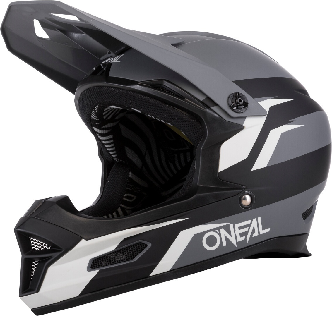 Oneal Fury Stage Downhill Helm, zwart-grijs, XS