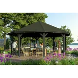 SKANHOLZ Skan Holz Pavillon Nice-Größe 4-anthrazit