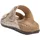 ROHDE Damen Pantolette Leder Schnalle Muster schimmernd Rodigo-D 5857, Größe:38 EU,
