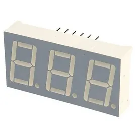 KINGBRIGHT 7-Segment-Anzeige Rot 2V BA56-12EWA
