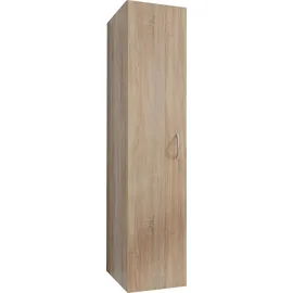 Möbel Boss Schrank 1-türig 30 x 185 x 40 cm Braun/Mehrfarbig