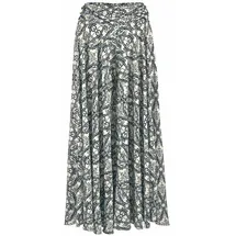 LASCANA Hosenrock Damen Bedruckt Blau/Creme 44