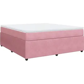 vidaXL Boxspringbett 180 x 200 cm Rosa