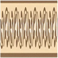 ascreation A.S. Création Borte selbstklebend Barock 10,05 m x 5 cm Braun-Beige