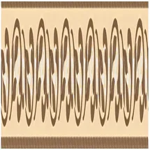 ascreation A.S. Création Borte selbstklebend Barock 10,05 m x 5 cm Braun-Beige