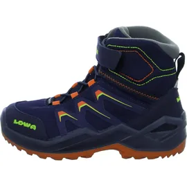 Lowa Maddox Warm GTX Mid Kinder Navy/Orange 28