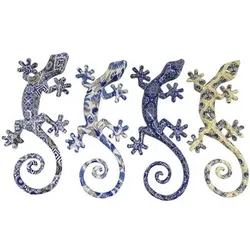 Signes Grimalt  Statuetten und Figuren Lagarto Trancadís 4 Einheiten  in Multicolor, Einheitsgrösse