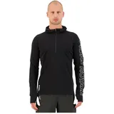 Mons Royale Temple Tech Kapuzenpullover - Black - S