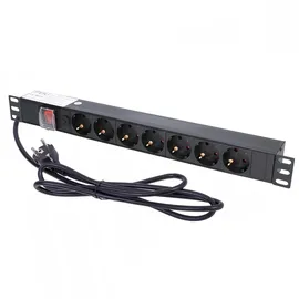 Extralink Steckdosenleiste 2 m Schwarz 7 St.