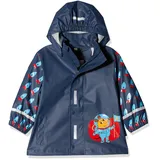 Playshoes Regenjacke Unisex Kinder Wind- und wasserdicht Regenmantel Die Maus Weltraum, 80