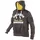 Uncle Sam Strickfleecehoodie in oliv melange/gelb | Gr.: XL