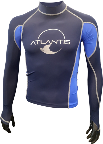 # Rashguard - Unisex - Atlantis Blau - Gr: S