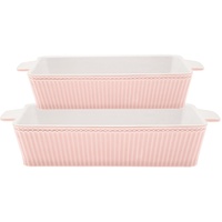 GREENGATE [W] Dishes Alice Pale pink Rectangular Set of