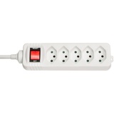 Lindy 73167 Steckdosenleiste mit Schalter 5 Steckdosen