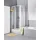 Kermi NOVA 2000 Duschtür links 76 - 80 x 185 cm Weiß Kunstglas N2FTD0801821K
