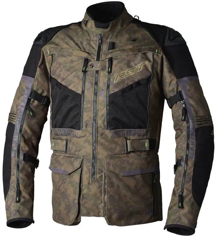RST Pro Series Ranger CE Textil-Motorradjacke Herren - Grün - S