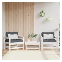 vidaXL Gartenstuhl 70 x 62 x 70,5 cm weiß 2 St.
