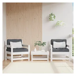 vidaXL Gartenstuhl 70 x 62 x 70,5 cm weiß 2 St.