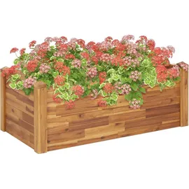 vidaXL Garten-Hochbeet 110 x 60 x 44 cm Braun