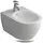 Alpenberger Hänge-Bidet mit HG Focus Einhebel-Bidetmischer und Ablaufgarnitur | Toilette Komplett-Set Dusch WC mit Überlaufschutz | Keramik Wand-Bidet
