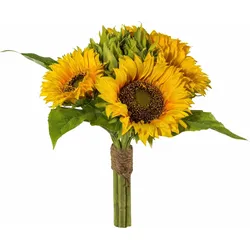 Kunstblume CREATIV GREEN, gelb, H:35cm, Polyester, Kunststoff, Kunstpflanzen