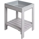 roba Kindertisch Tiny onesize Massivholz grau lasiert